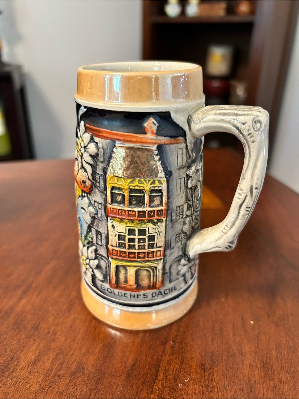 Vintage Decorative Ceramic German Stein
